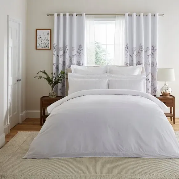 Duvet Cover Set with Pillowcase - Mauve, Cotton