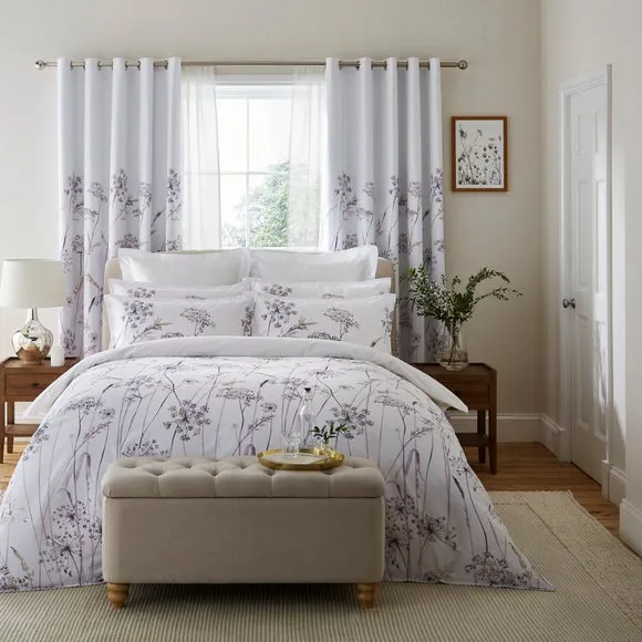 Duvet Cover Set with Pillowcase - Mauve, Cotton