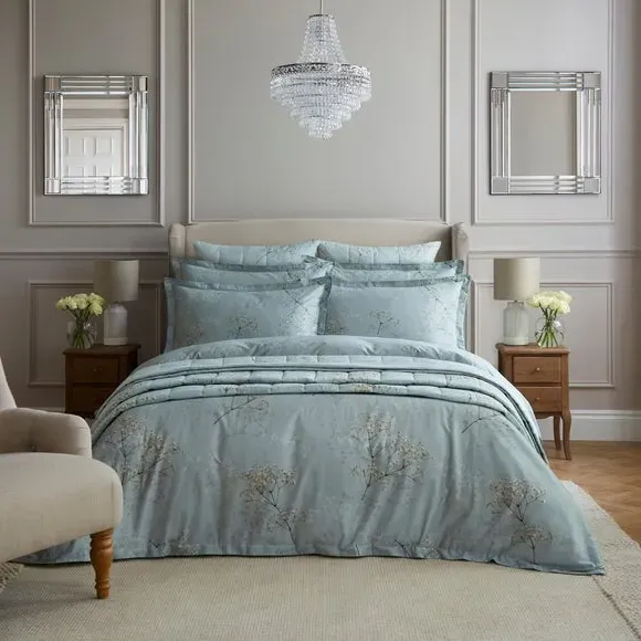 Quilted Bedspread - Mineral, Cotton Sateen image