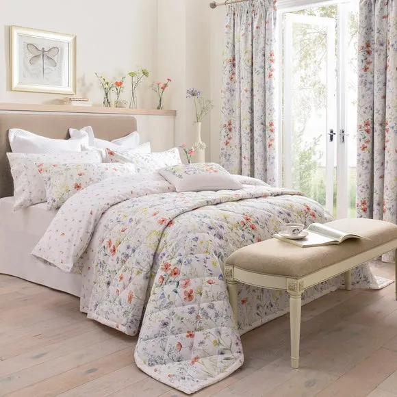 Quilted Bedspread Wildflower - Multicolor, Cotton