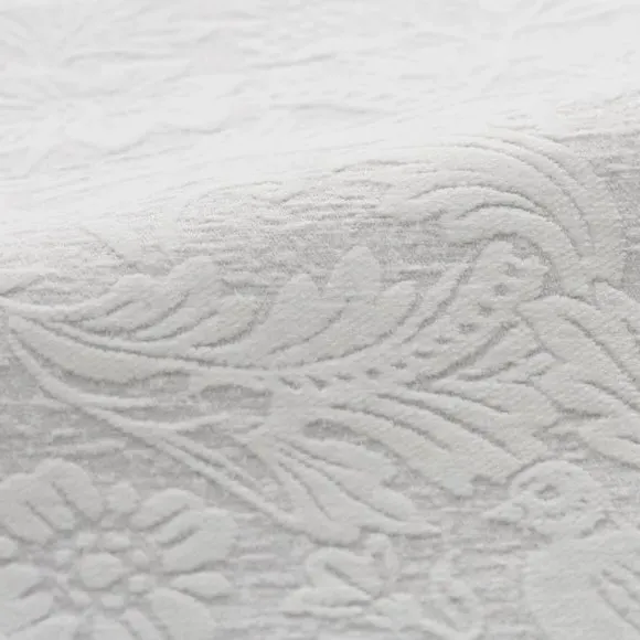 Roman Blind with Damask Pattern - Grey, Cotton