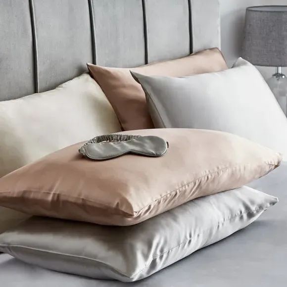 Silk Pillowcase - Silver, 100% Silk