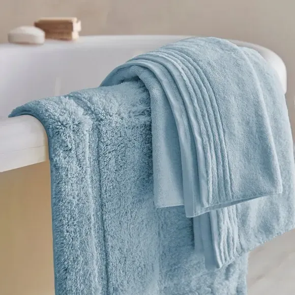 Soft Bath Mat - Blue, Cotton Blend