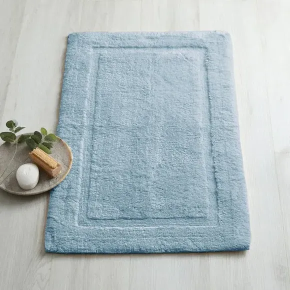 Soft Bath Mat - Blue, Cotton Blend image