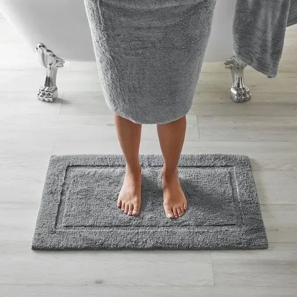 Soft Bath Mat - Dove, Cotton Blend
