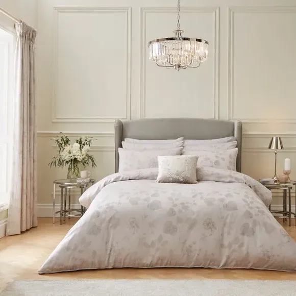 Square Boudoir Cushion - Natural, Velvet