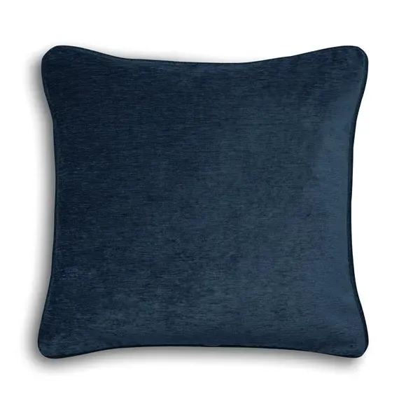 Square Cushion with Duck Feather Fill - Navy