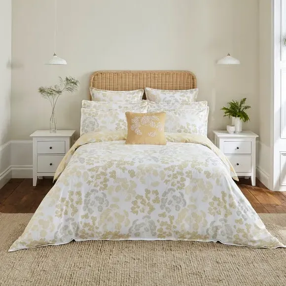 Square Cushion with Embroidery - Buttermilk, Velvet