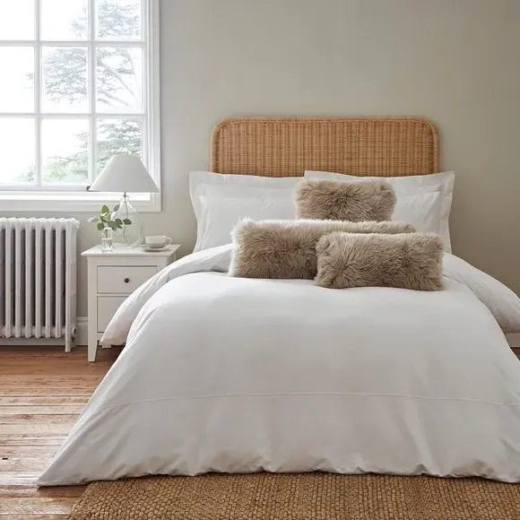 Square Cushion with Zip - Natural, Sheepskin