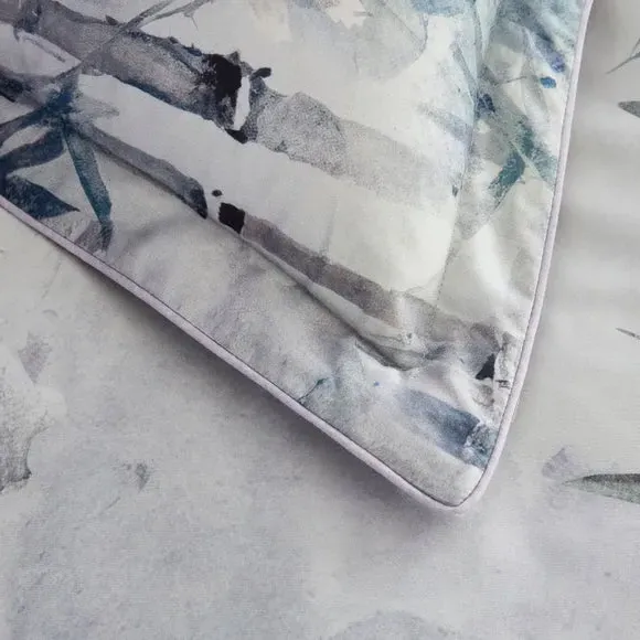 Square Pillowsham Lagoon Design - Mauve, Cotton