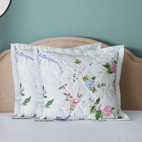 Square Pillowsham Quilted - Celadon, Cotton image