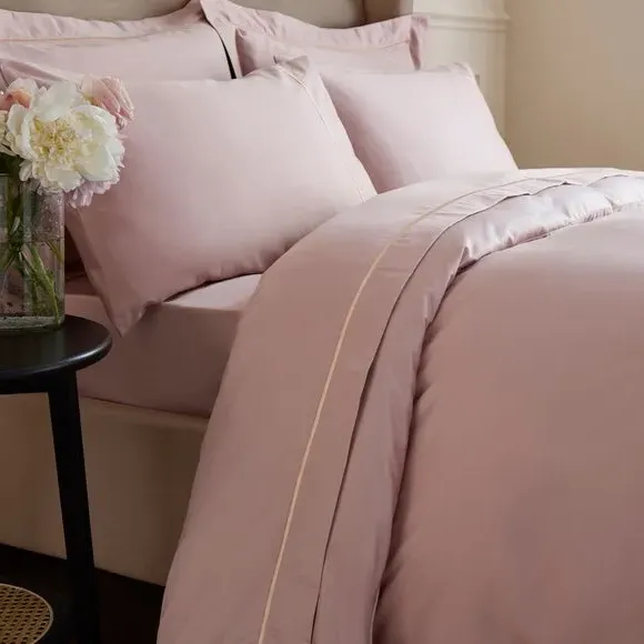 Standard Pillowcase 1000 Thread - Pink, Cotton