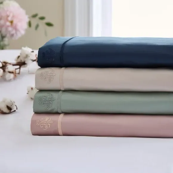 Standard Pillowcase 1000 Thread - Sage, Cotton