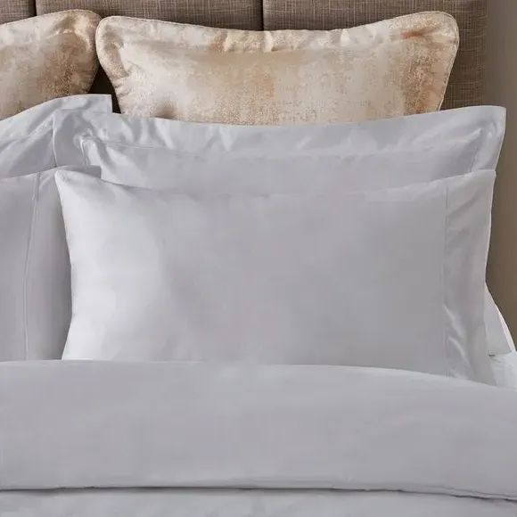 Standard Pillowcase 1000 Thread - Silver, Cotton
