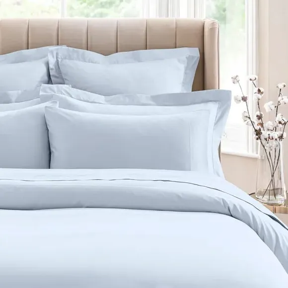 Standard Pillowcase 300 Thread - Blue, Cotton image