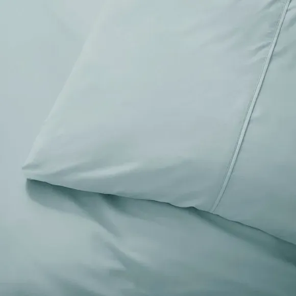 Standard Pillowcase 400 Thread Count - Blue, Cotton