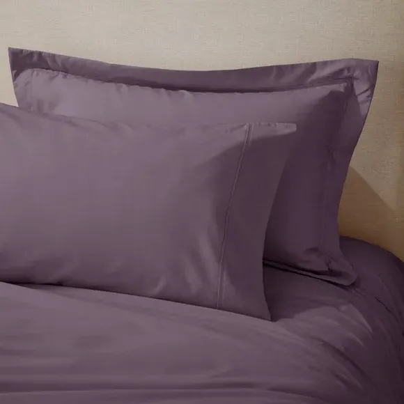 Standard Pillowcase 400 Thread Count - Mauve, Cotton