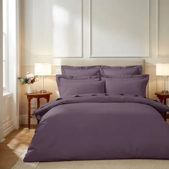 Standard Pillowcase 400 Thread Count - Mauve, Cotton