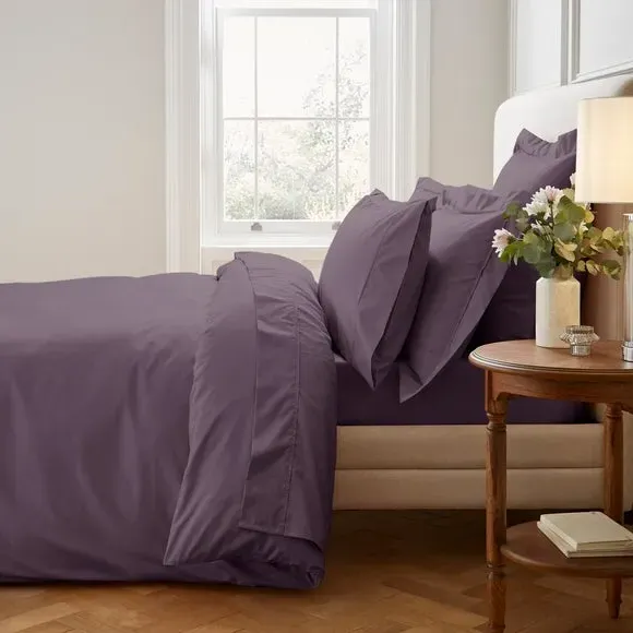 Standard Pillowcase 400 Thread Count - Mauve, Cotton