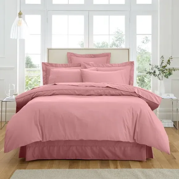 Standard Pillowcase 500 Thread Count - Rose, Cotton