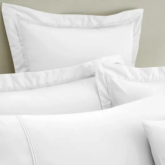 Standard Pillowcase 500 Thread Count - White, Cotton