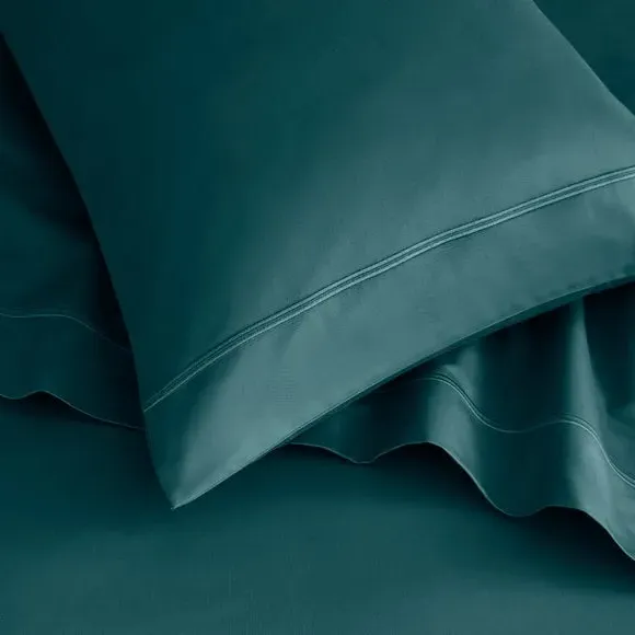 Standard Pillowcase 800 Thread Count - Blue, Cotton