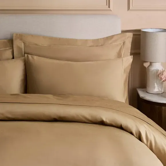 Standard Pillowcase 800 Thread Count - Camel, Cotton