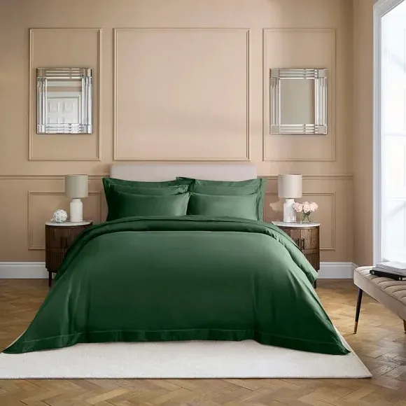 Standard Pillowcase 800 Thread Count - Forest, Cotton