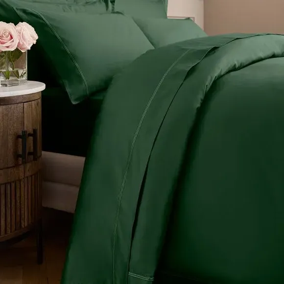 Standard Pillowcase 800 Thread Count - Forest, Cotton