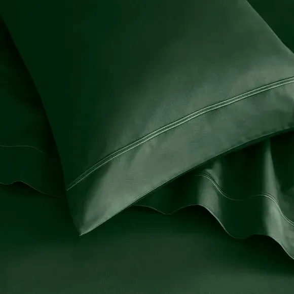 Standard Pillowcase 800 Thread Count - Forest, Cotton