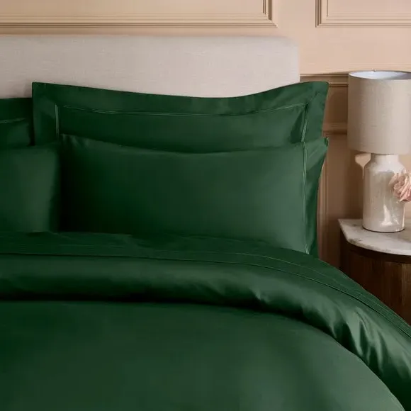 Standard Pillowcase 800 Thread Count - Forest, Cotton