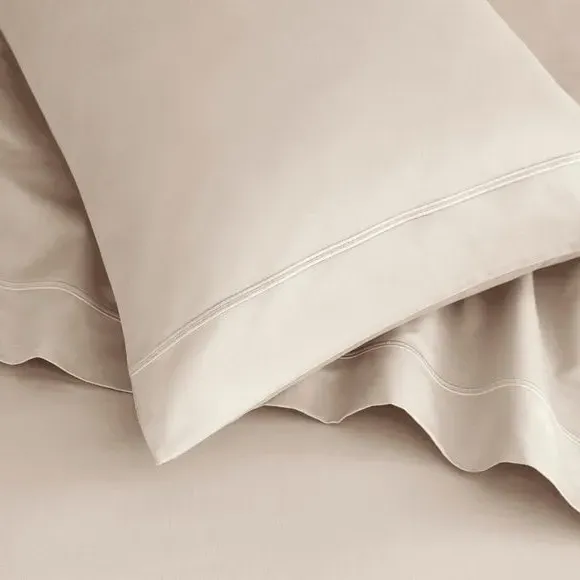 Standard Pillowcase 800 Thread Count - Ivory, Cotton