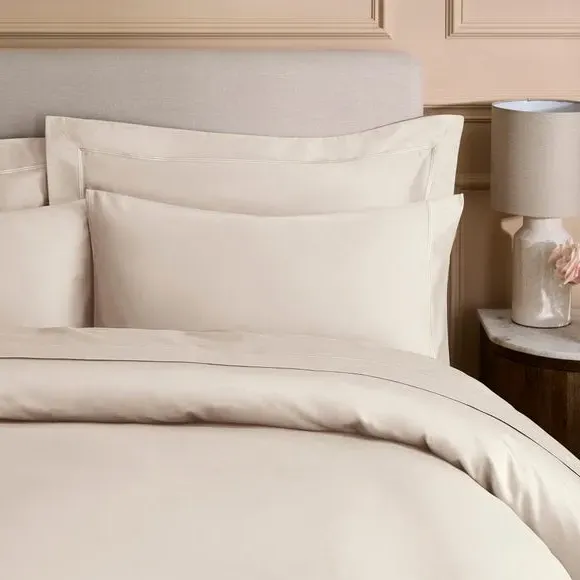Standard Pillowcase 800 Thread Count - Ivory, Cotton