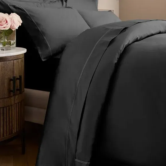 Standard Pillowcase 800 Thread Count - Steel, Cotton