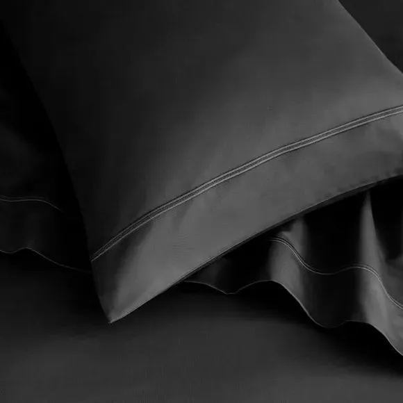 Standard Pillowcase 800 Thread Count - Steel, Cotton
