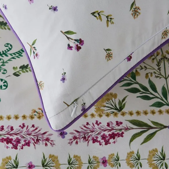 Standard Pillowcase Pair Botanical - Cotton Sateen