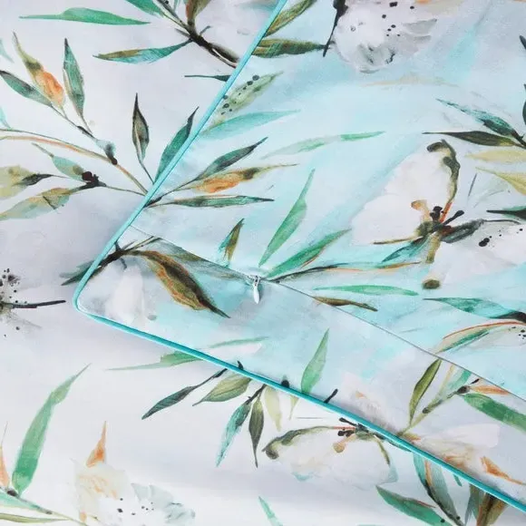 Standard Pillowcase Pair - Light Blue, Cotton