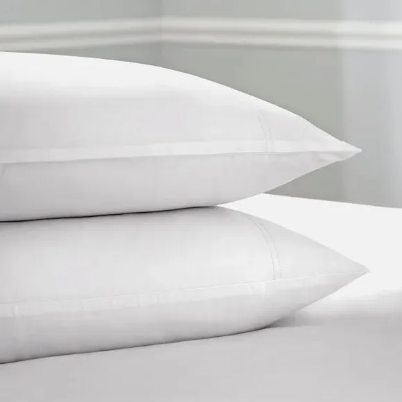 Standard Pillowcase with Zipper - White, TENCEL