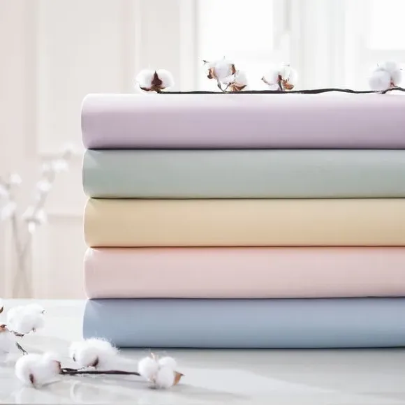 V-Shaped Pillowcase - Blush, Cotton Sateen