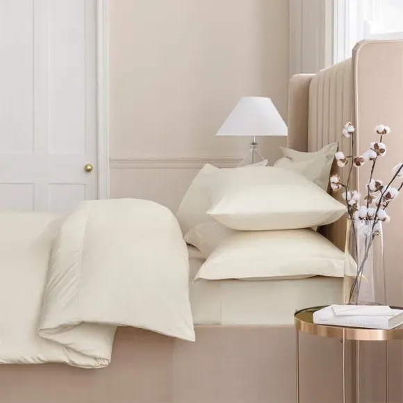 Valance Sheet 300 Thread Count - Cream, Cotton