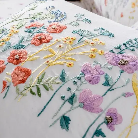 Wildflower Cushion - Multicolor, Cotton