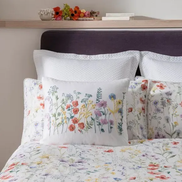 Wildflower Cushion - Multicolor, Cotton image
