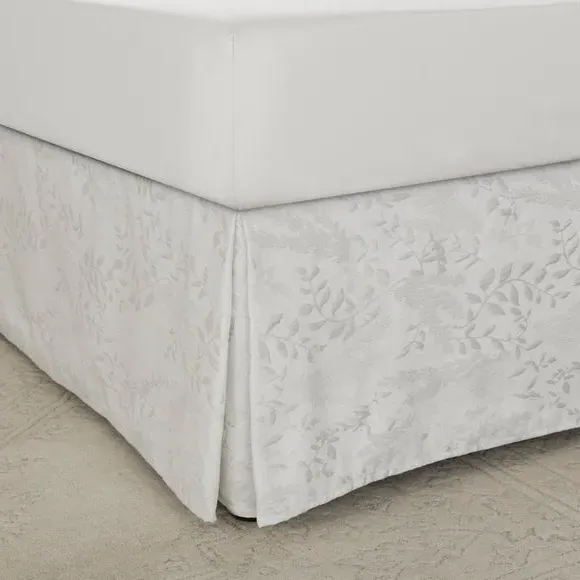 Wisteria Bed Valance - Ivory, Polycotton