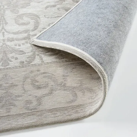 Woven Rug with Anti-Slip - Natural, Chenille