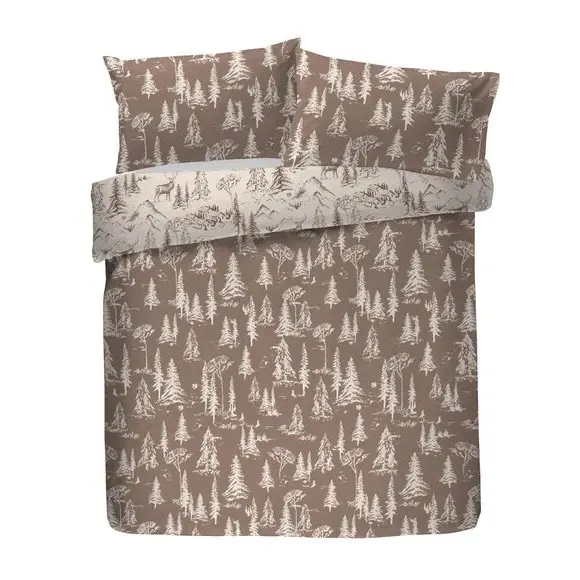 Alpine Stag Duvet Cover Set - Natural, Cotton