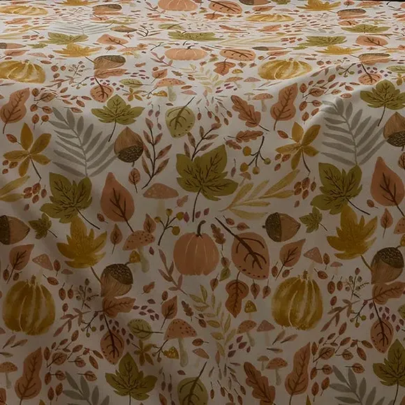 Autumn Foliage Duvet Set - Natural, Polycotton