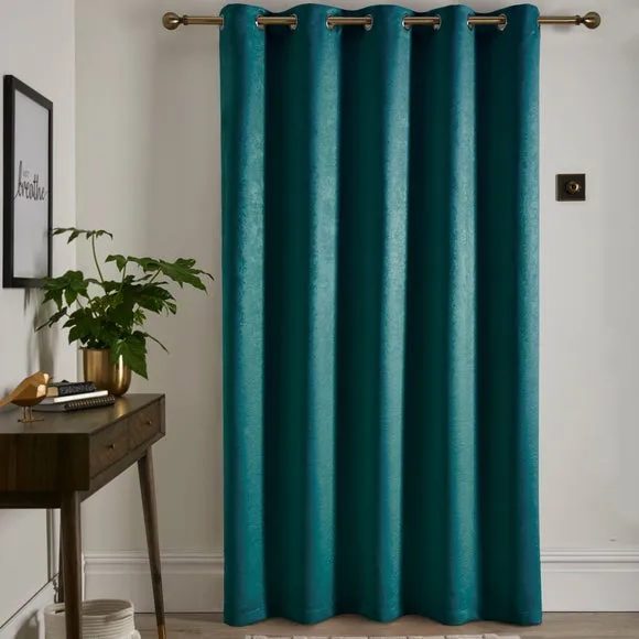 Door Curtain with Eyelet Header - Forest, Polyester