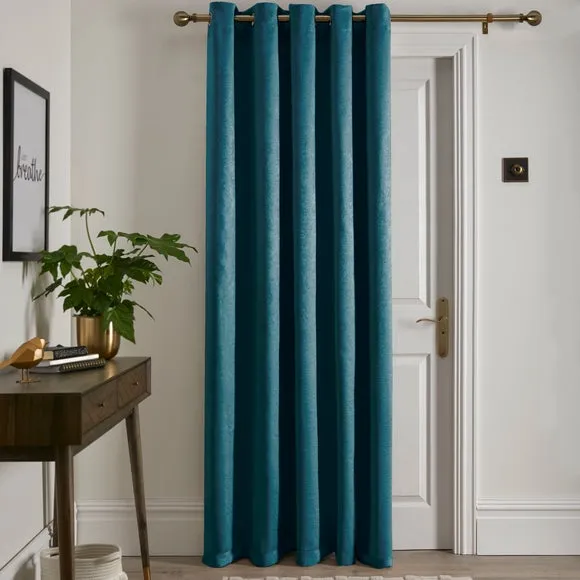Door Curtain with Eyelet Header - Forest, Polyester