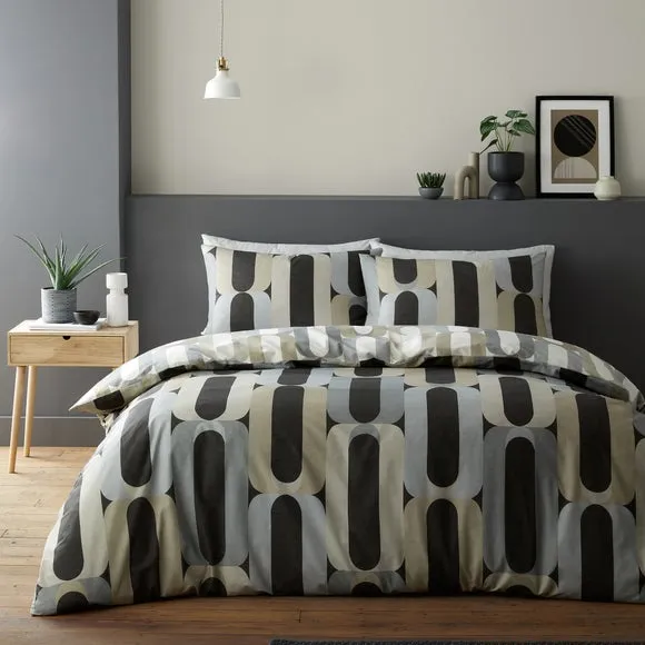 Duvet Cover & Pillowcase Set - Charcoal, Polycotton image