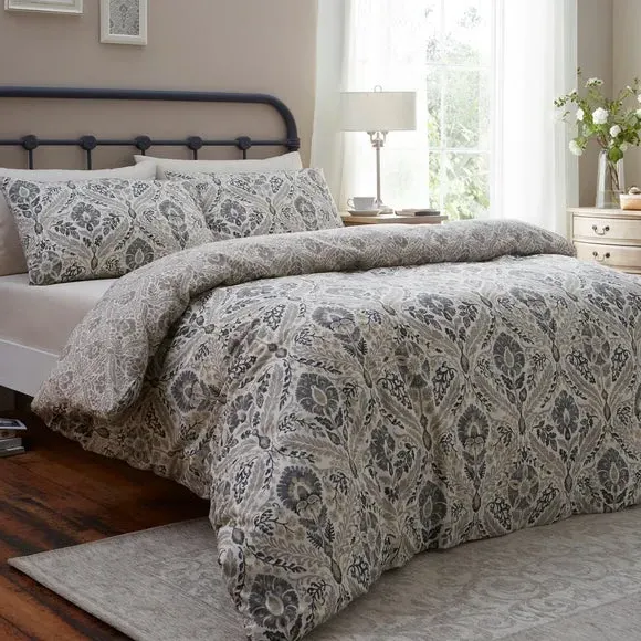 Duvet Cover & Pillowcase Set - Natural, Cotton